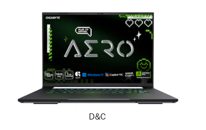 GIGABYTE – AERO X16 – Copilot+ PC – 16″ 2560×1600 WQXGA AMD Ryzen Al 7 350 – 1TB SSD – 32GB DDR5 RAM GeForce RTX 5070 – Space Gray