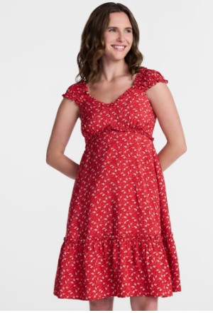 Time and Tru Women’s Empire Waist Mini Dress, Sizes XS-XXXL