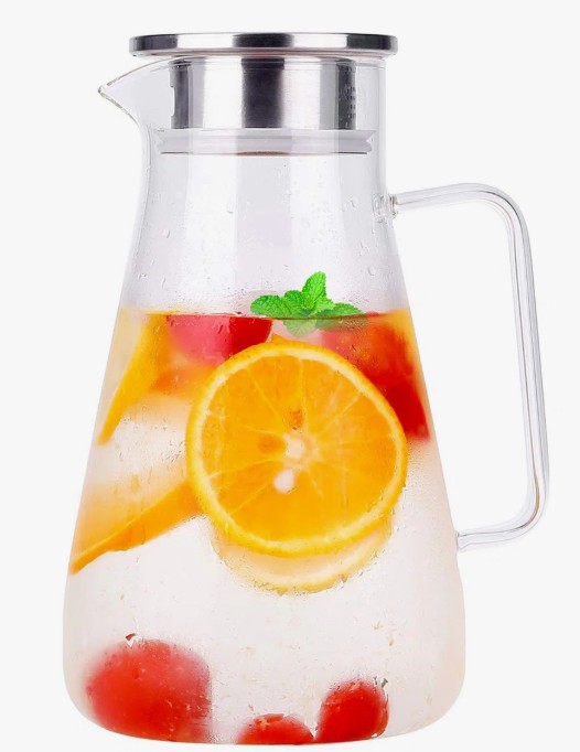 Binisha 50.7oz. Glass Pitcher