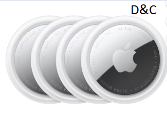 Apple AirTag (2nd Generation) – 4 Pack Item Trackers