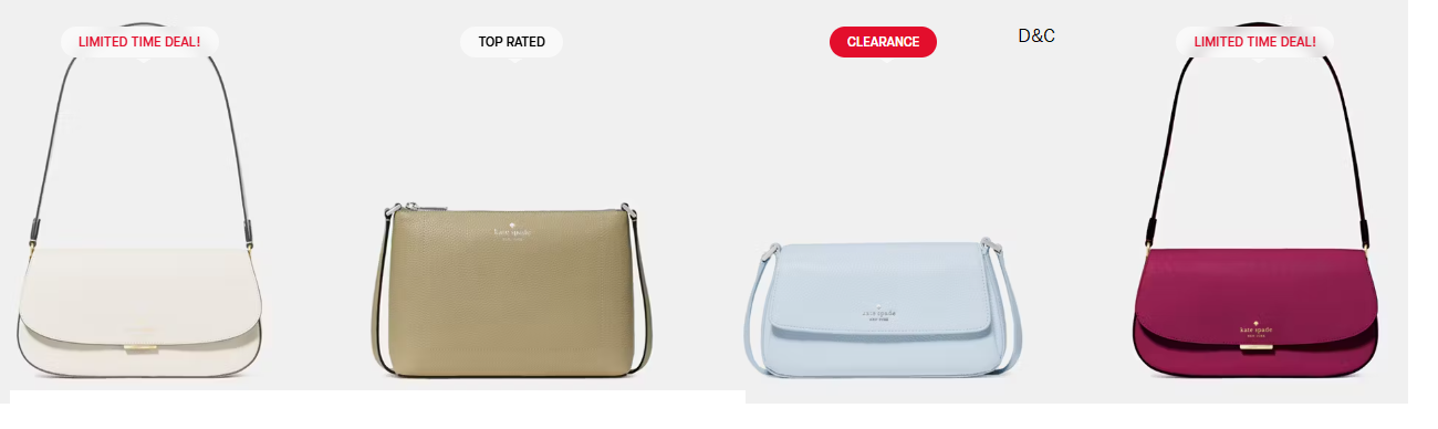 KateSpade Bags on sale Minimum 75% off
