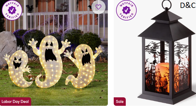 Halloween outdoor decor