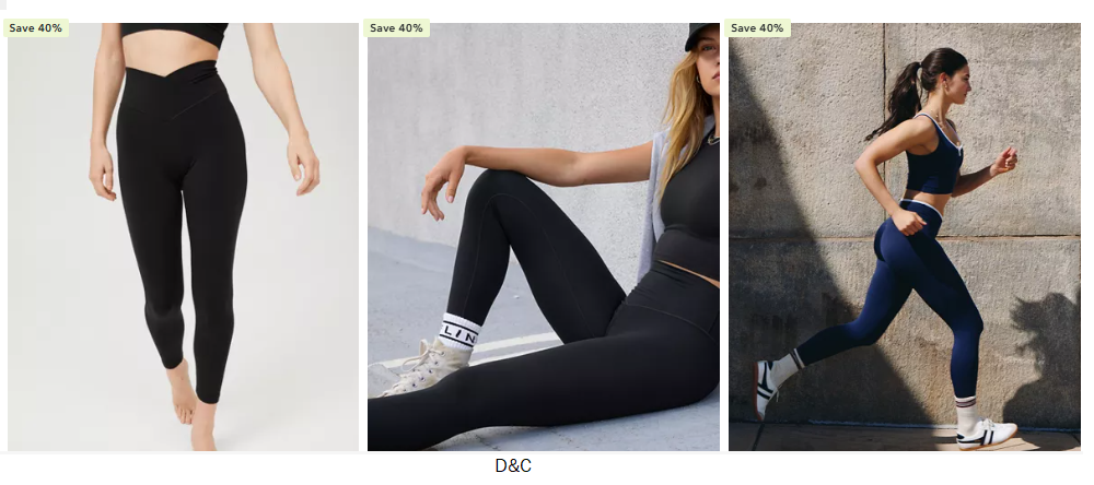 Women’s Leggings & Yoga Pants 40% off