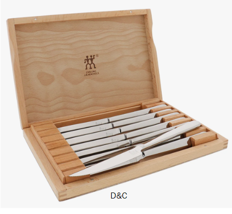 ZWILLING Steak Knife Set of 8, German Knife Set, Stainless Steel (Set of 8)