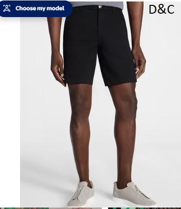 George Men’s & Big Men’s Modern Fit Flat Front Shorts, Black Soot, 9 in Inseam, Sizes 28-54