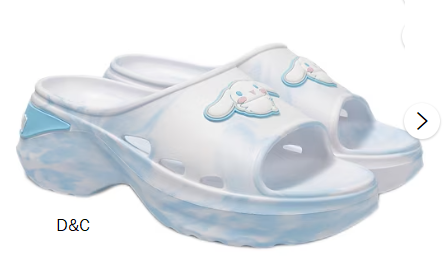 Cinnamoroll Womens Molded Platform Slides