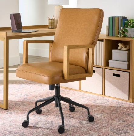 Better Homes & Gardens Ezra Office Chair, Chestnut