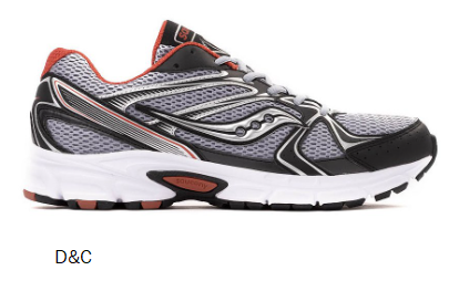 Saucony Ride Millennium Athletic Shoe – Grey / Black / Red
