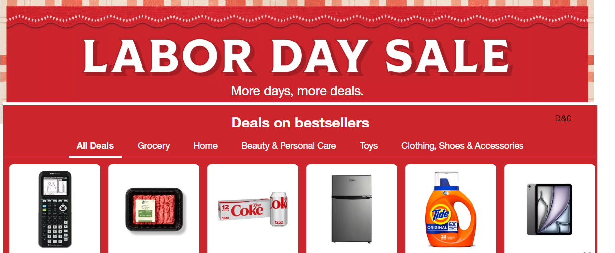 Target Labor Day Deals