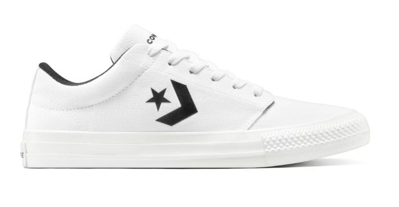 Converse Kids’/Adult Day One Classic Sneakers – White/Black M 5/W 6.5