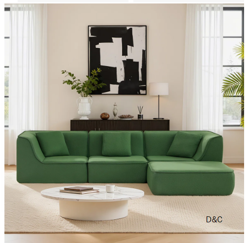 Athera Boneless 107.8″ Modern 2 – Piece No Assembly Required Cloud Compression Modular Sofa