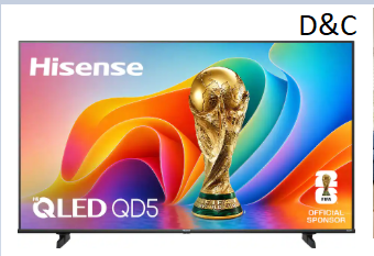 Hisense – 58″ Class QD50 Hi-QLED Series 4K UHD Smart Roku TV (2026)