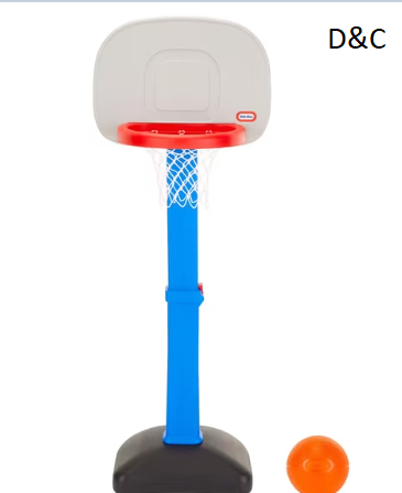 Little Tikes TotSports Easy Score Adjustable Basketball Hoop, for Ages 18 Months to 5 Years