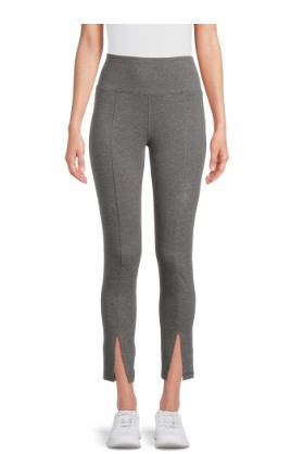 Athletic Works Women’s Front Slit Leggings, Sizes XS-3XL
