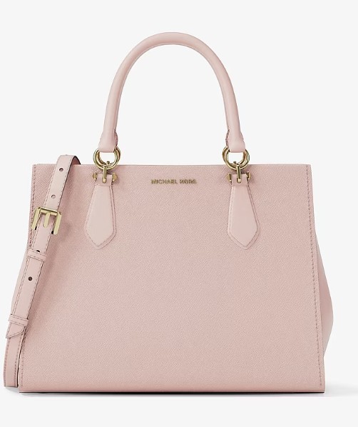 Marilyn Medium Saffiano Leather Satchel