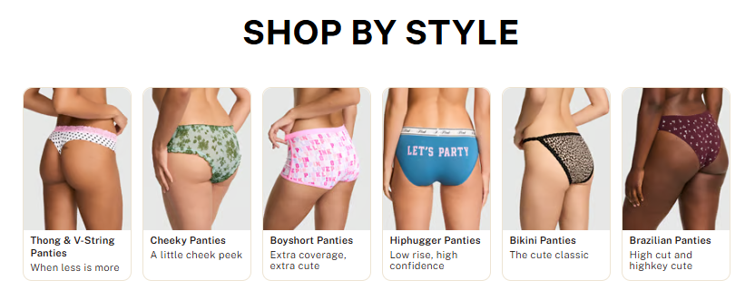 victoriassecret 10 for $40 panties