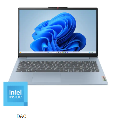 Lenovo – IdeaPad Slim 3i 15.6″ Full HD Laptop – Intel Processor N150 2024- 8GB Memory – 128GB Storage – Frost Blue