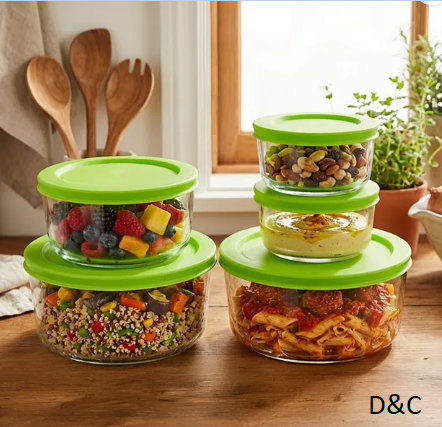 10-Pc. Glass Food Storage Set
