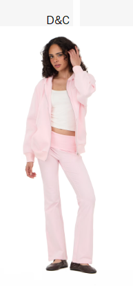 Forever 21 Women’s Fleece Zip Up Hoodie with Front and Back Graphic Detail, Relaxed Fit Sweatshirt Jacket, Casual Everyday Layering Style, Pink, XXS-4X