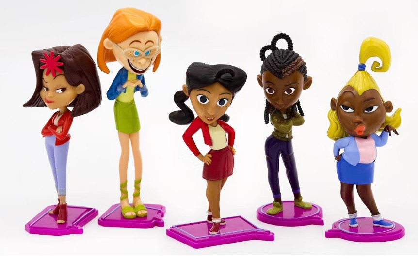 The Proud Family Louder and Prouder Penny Proud & Crew Mini Figurines Pack