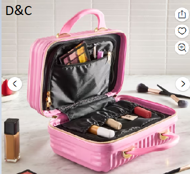 Walmart Hard Shell Cosmetic Travel Case, Pink, 1 Count