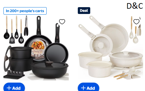 Cookware sets on sale