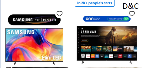 TV’s on sale