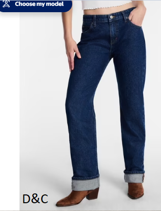 Kacey Lee Women’s High Rise Straight Jeans, Sizes 0-18