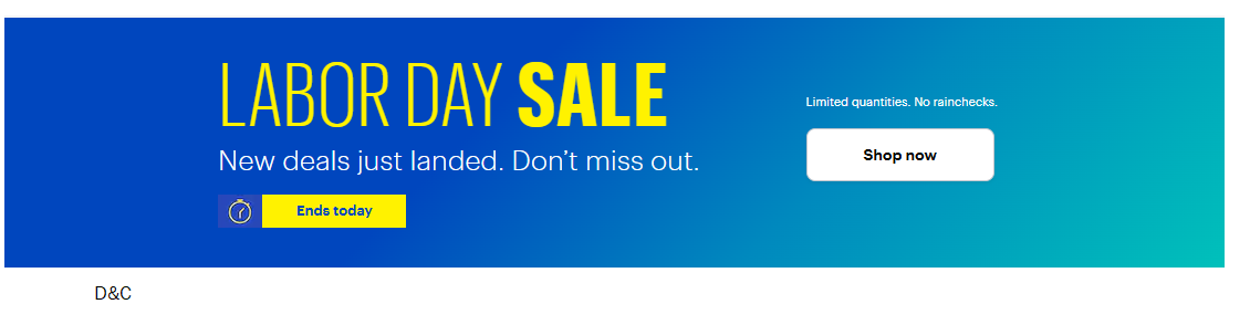 BestBuy laborDay Sale – Ends Today