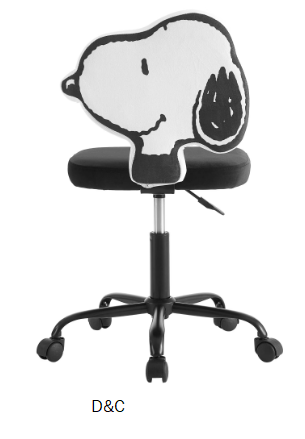 Peanuts Kids Figural Desk Chair, Snoopy