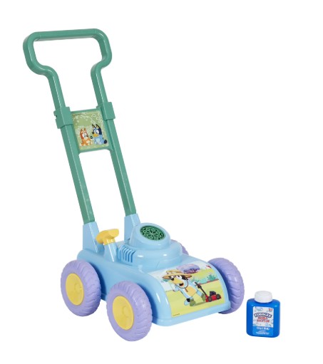 Little Kids Inc. Bluey No Spill Bubble Mower. Ages 3+
