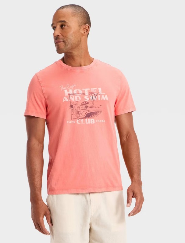 Men’s Short Sleeve Mix & Match Graphic T-Shirt – Goodfellow & Co™ Orange M