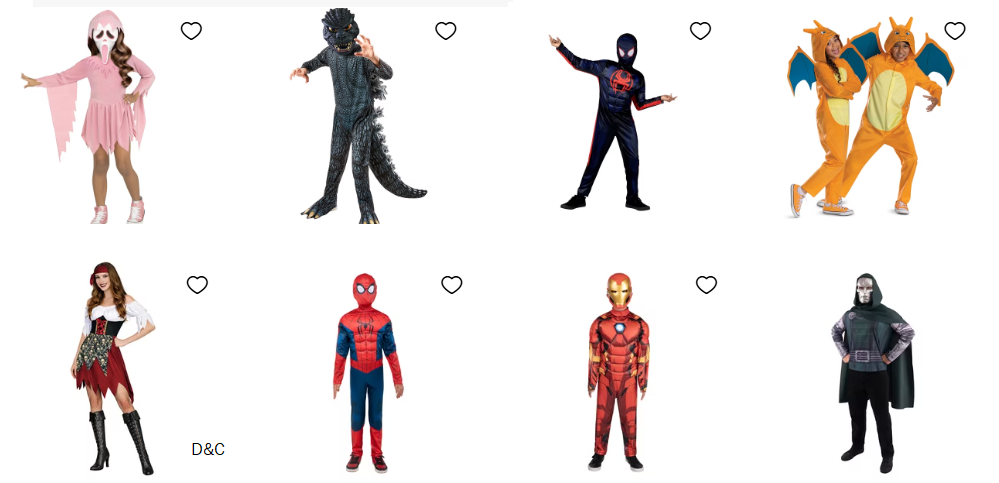 NEW Halloween costumes just dropped starting at ONLY $9!!