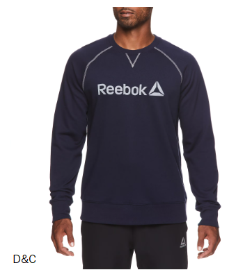 Reebok Mens Crew Long Sleeve Sweatshirt
