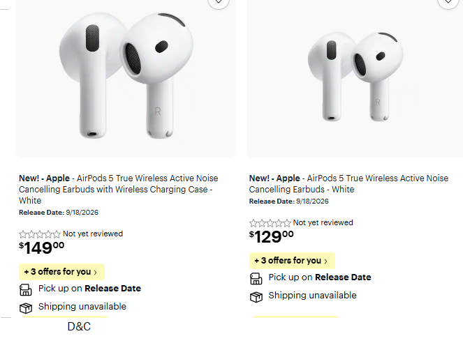 Apple Airpods 5