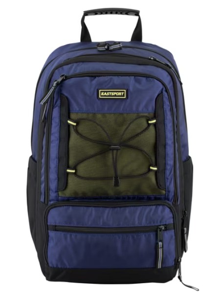 Eastsport Impact Expandable Recycled Backpack, Skipper Blue