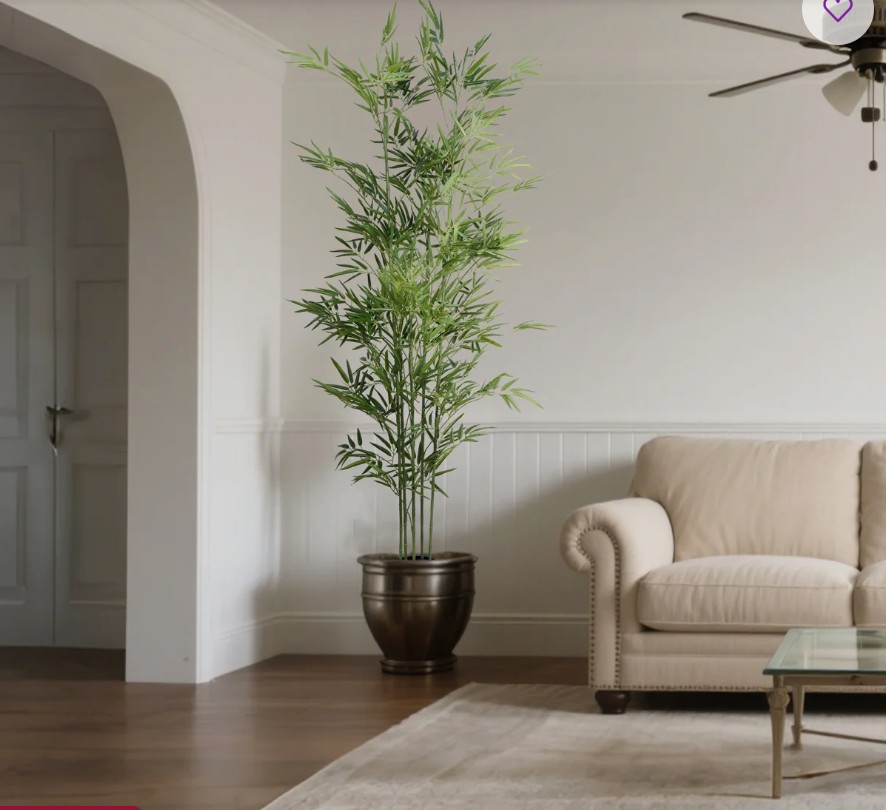 Artificial Bamboo Tree in Pot Faux Plant Fake Tree for Home Décor Indoor
