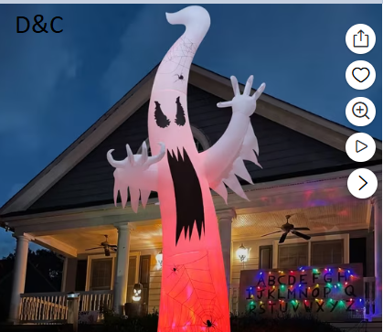 GOOSH Halloween Inflatable 11.8 FT Inflatable Halloween Ghost