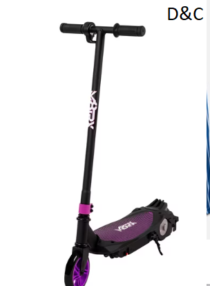 M8TRX Sports Purple 12V Electric Scooter for Kids Ages 6-12, Powered E-Scooter with Speeds of 10 MPH