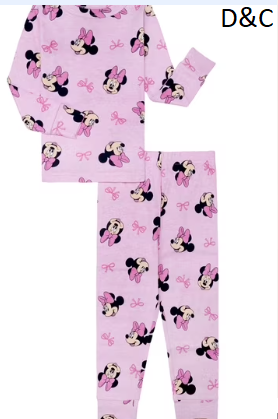 Character Toddler Long Sleeve Shirt and Pants Pajama Set, 2-Piece, Sizes 12M-5T