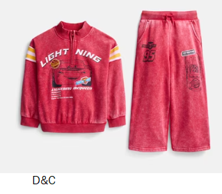 Pixar Cars Toddler Boys Quarter Zip Pullover and Pants Set, 2-Piece, Sizes 12M-5T
