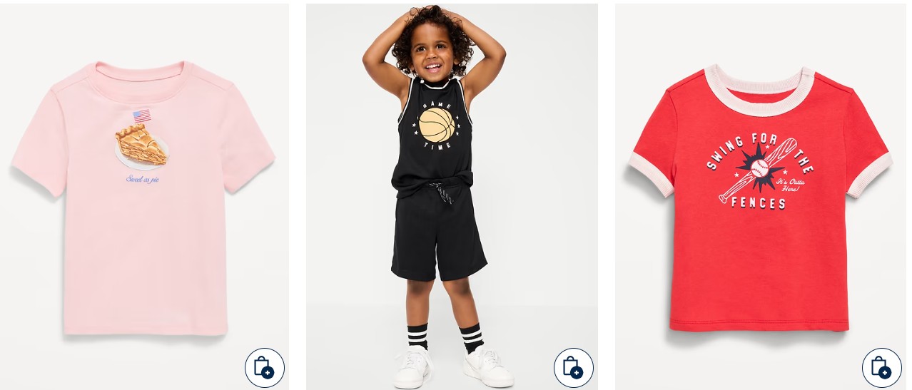 Short-Sleeve Flag Graphic T-Shirt for Toddler Girls