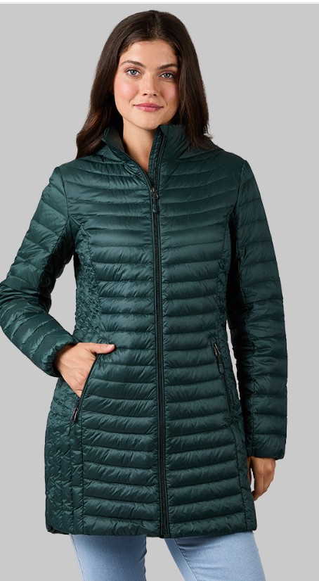 WOMEN’S ULTRA-LIGHT DOWN PACKABLE 3/4 JACKET