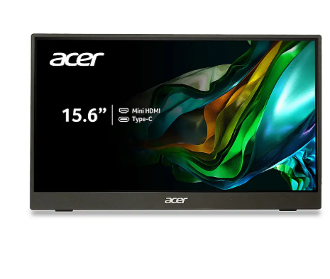 Acer – Refurbished Excellent – 15.6″ IPS FHD FreeSync Portable Monitor (DisplayPort, HDMI) – Black