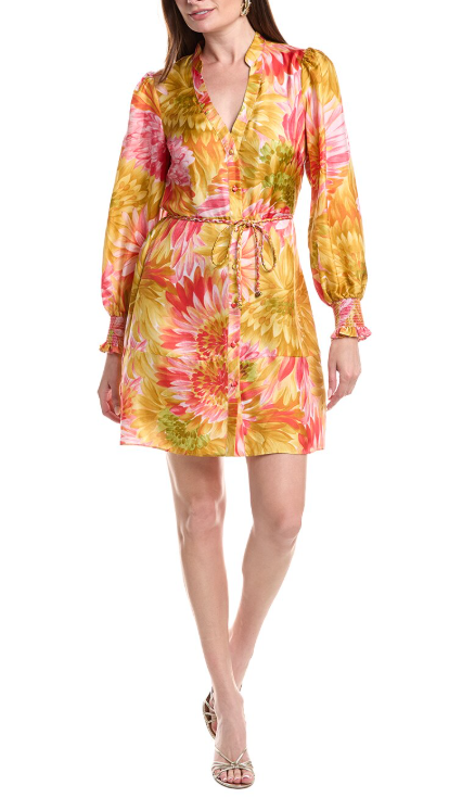 Melinda Silk Shirtdress