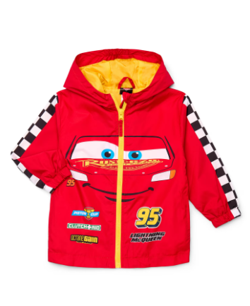 Character Toddler Cosplay Windbreaker, Sizes 2T-5T