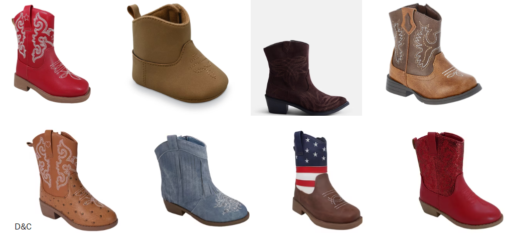 cowboy western bootsAs low as $10