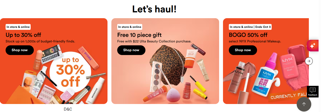 50% off: Beauty Blowout Sale at ULTA