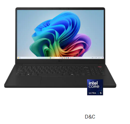 LG – gram Book 15″ Touch-screen Laptop FHD Intel Core Ultra 5 115U Processor with 8GB RAM – 512GB SSD – Titan Black