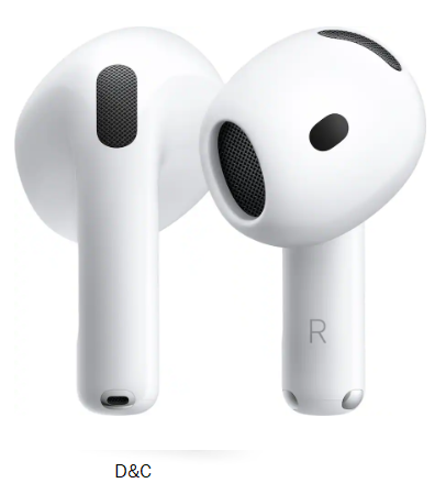 Apple – AirPods 5 True Wireless Active Noise Cancelling Earbuds – White